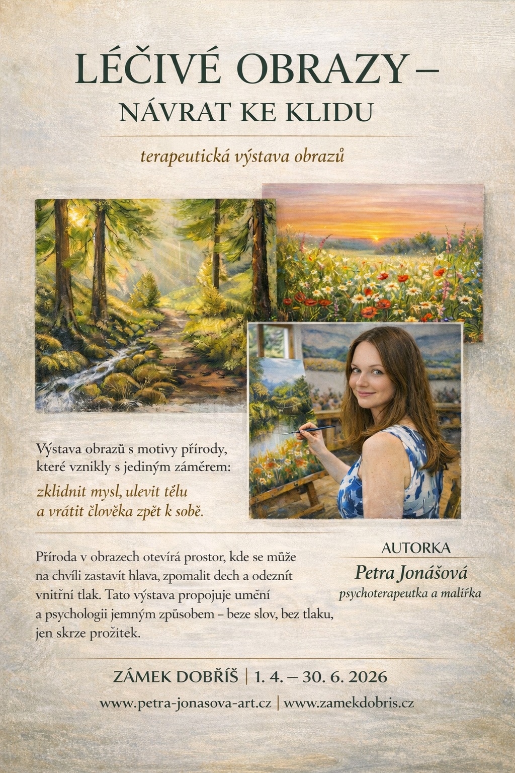 Srdečně Vás zveme na výstavu na zámku Dobříš od 1.4. - 30.6. 2026