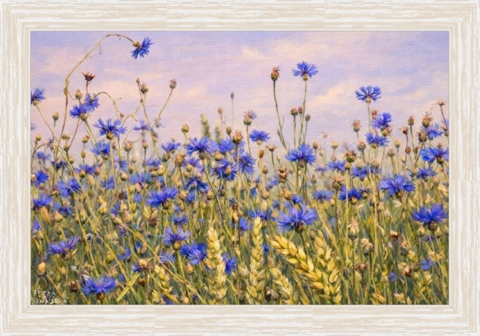 Rám - bílý škrábaný