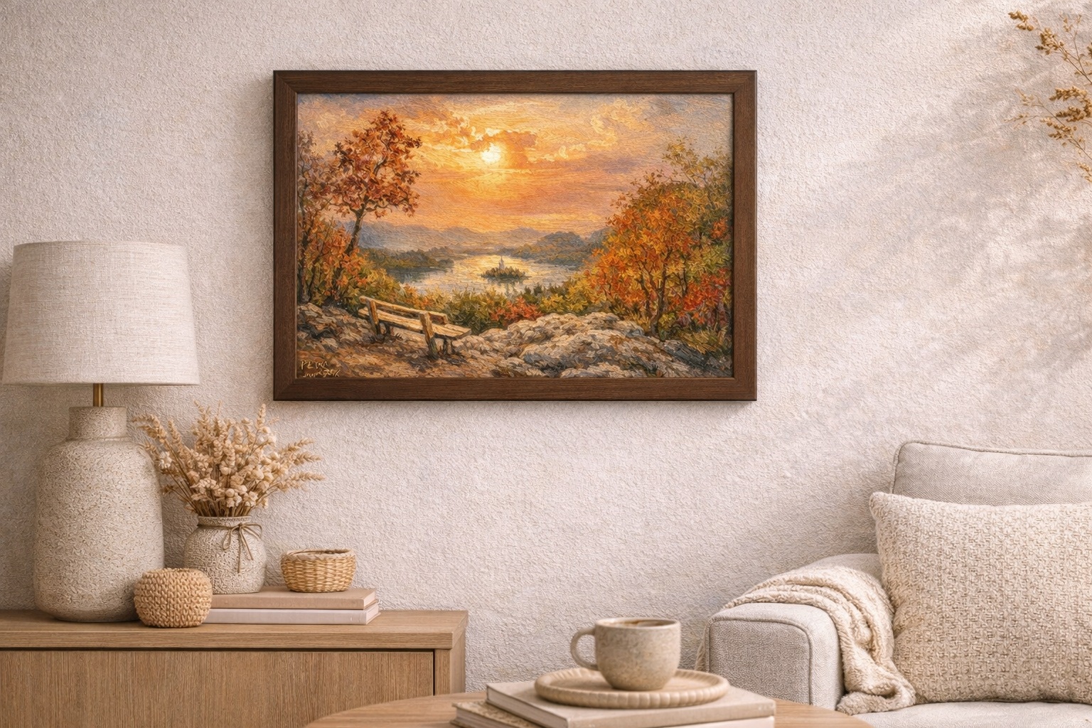 Rám - tmavě hnědý v interiéru 30x45