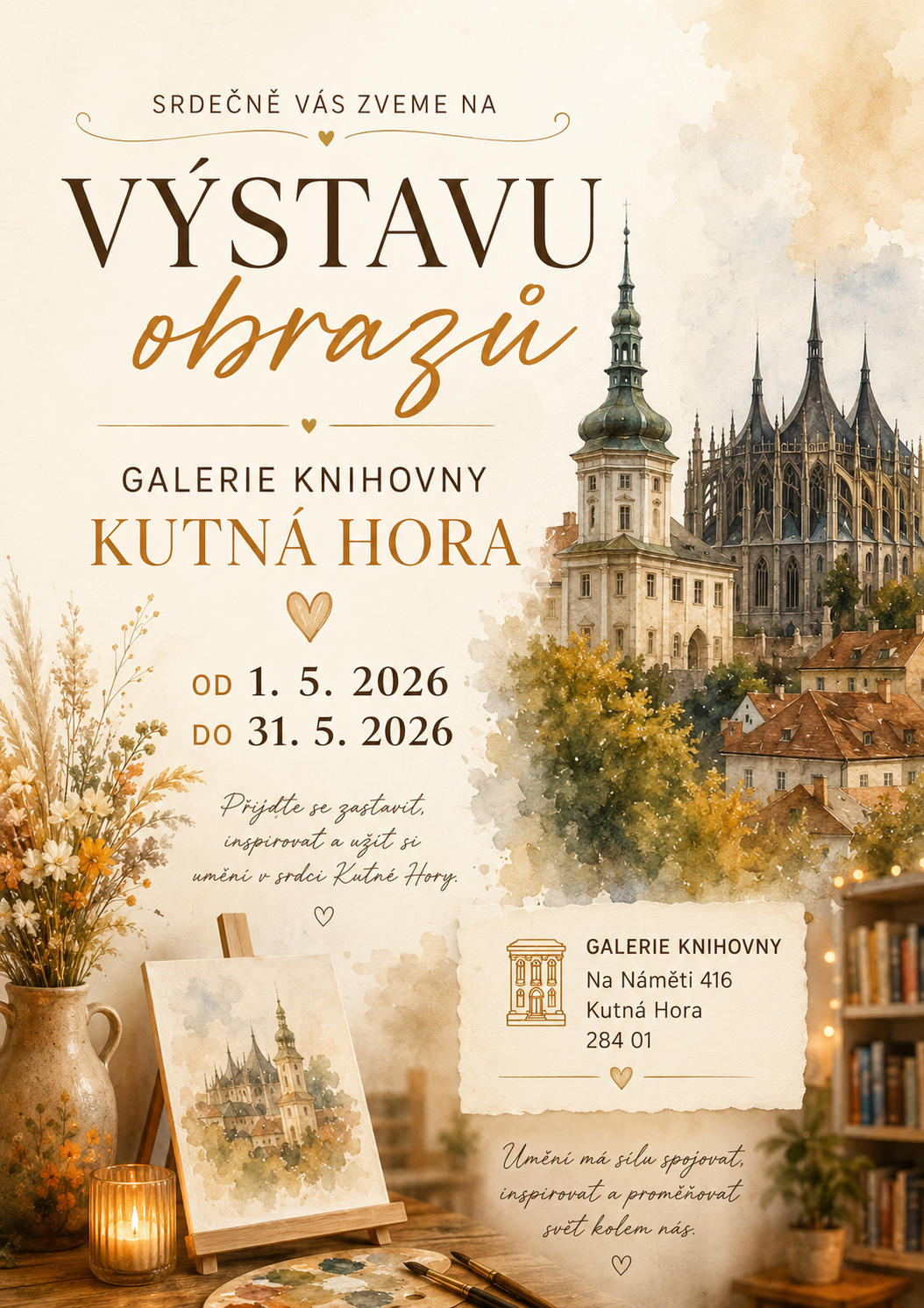 Výstava obrazů v Kutné Hoře